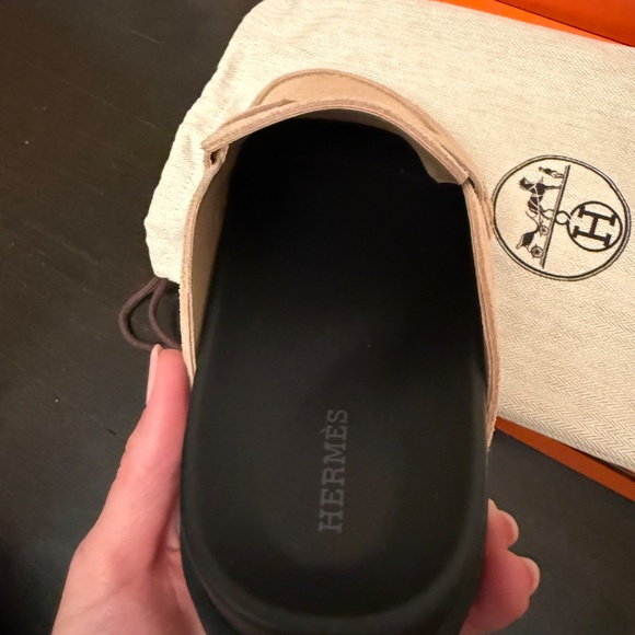 Brand new hermes go mule beige sable 38 - Picture 12 of 16